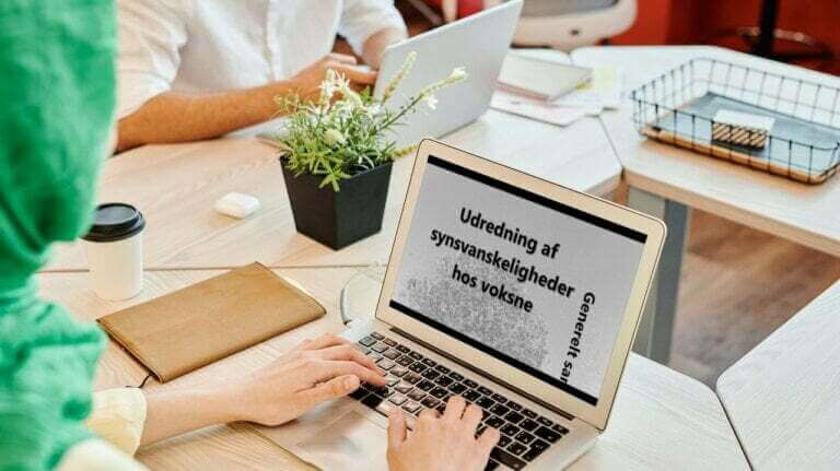 Udredning af synsvanskeligheder hos voksne